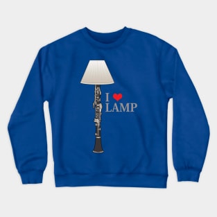 I Love Lamp Crewneck Sweatshirt